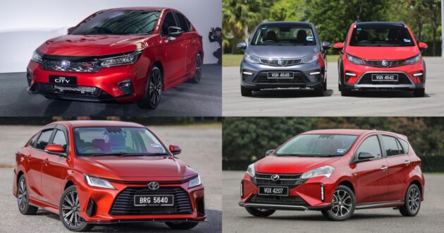 JPJ 数据: Perodua Myvi 无愧B-Segment王者, Toyota Vios / Yaris 力压 Honda City 与 City Hatchback 排第二