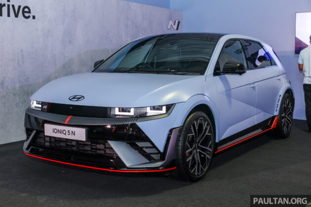 Hyundai Ioniq 5 N 本地首次亮相, 高性能纯电EV, 3.4秒破百, 续航里程448公里, 350kW DC快充, 18分钟充电至80%