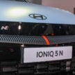 Hyundai Ioniq 5 N 本地首次亮相, 高性能纯电EV, 3.4秒破百, 续航里程448公里, 350kW DC快充, 18分钟充电至80%