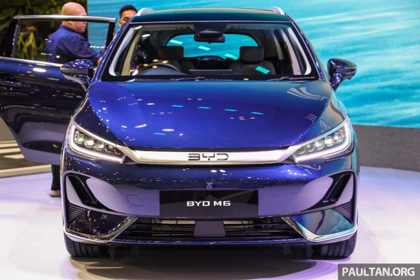 BYD M6 泰国上市, 六人座纯电MPV, 续航里程最长530公里 273374