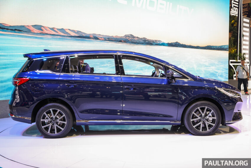 BYD M6 泰国上市, 六人座纯电MPV, 续航里程最长530公里 273376