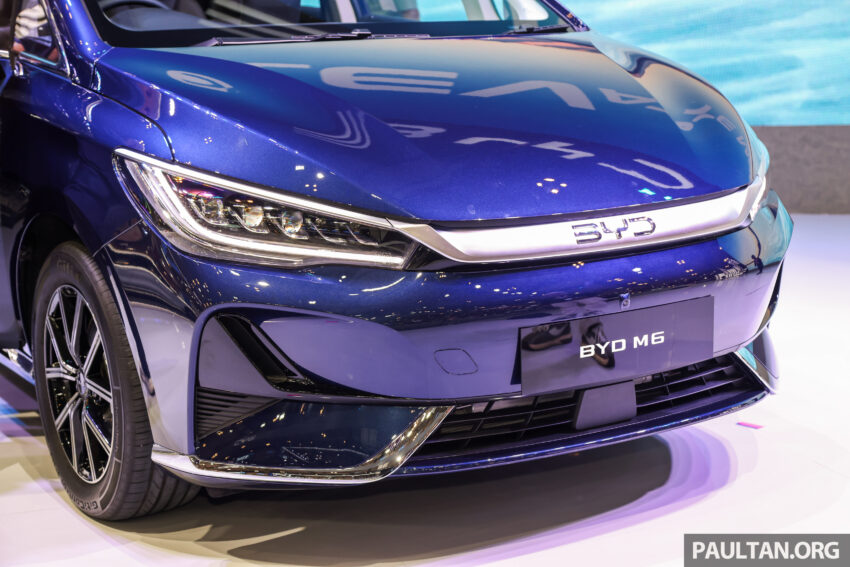 BYD M6 泰国上市, 六人座纯电MPV, 续航里程最长530公里 273377