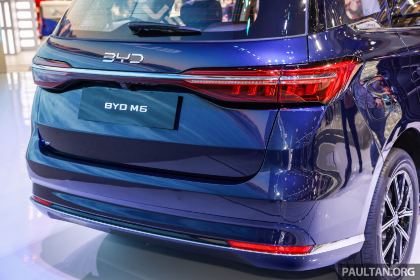 BYD M6 泰国上市, 六人座纯电MPV, 续航里程最长530公里 273378