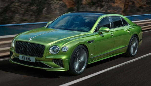 2025 Bentley Flying Spur 小改款全球首发, 搭载4.0L V8双涡轮增压PHEV油电系统, 782PS/1,000Nm, 3.5秒破百