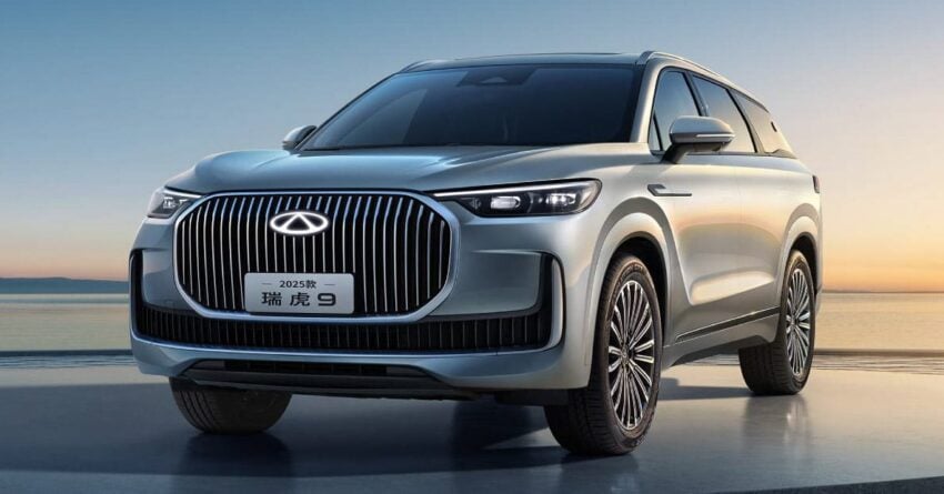 Chery Tiggo 9 小改款中国首发, 旗舰七人座SUV, 有2.0T纯引擎与1.5T PHEV版本, 将以 Jaecoo J8 名义于今年来马 275402