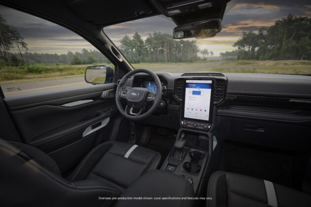 Ford Ranger PHEV 更多细节被公布, 搭载2.3L EcoBoost 四缸涡轮增压汽油引擎, 支持AC充电, 纯电续航里程45公里