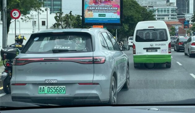 吉利银河 E5 现身吉隆坡道路, 从中国出发进行超远程测试