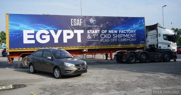 Proton 向埃及出口首批新车零件, Saga 将在该国正式投产