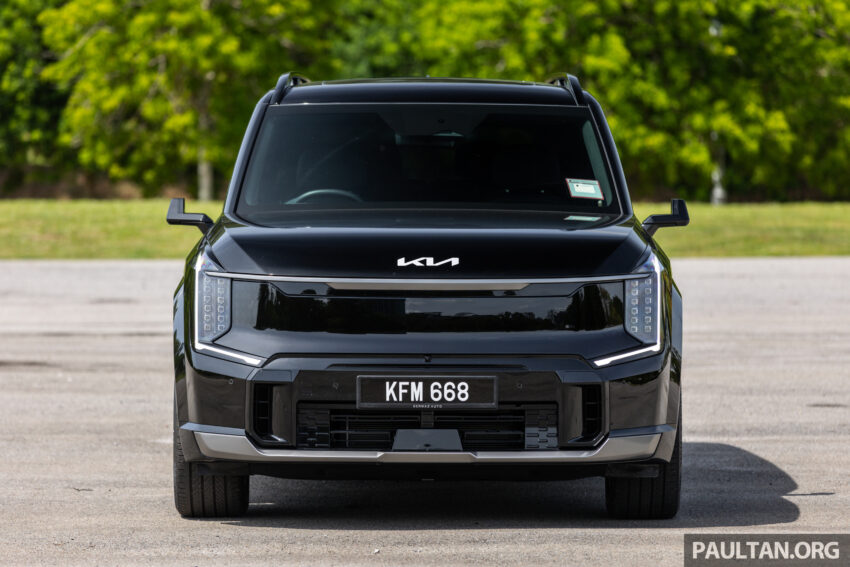 2024 Kia EV9 六人座实拍+简单试驾心得分享: 要价37.5万的纯电动大型豪华SUV, 科技感拉满但有些配备不太实际? 277906
