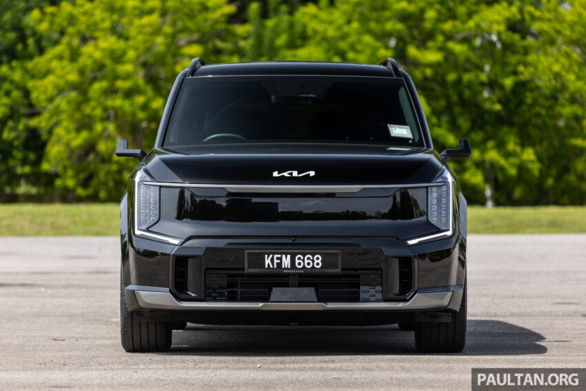 2024 Kia EV9 六人座实拍+简单试驾心得分享: 要价37.5万的纯电动大型豪华SUV, 科技感拉满但有些配备不太实际? 277907