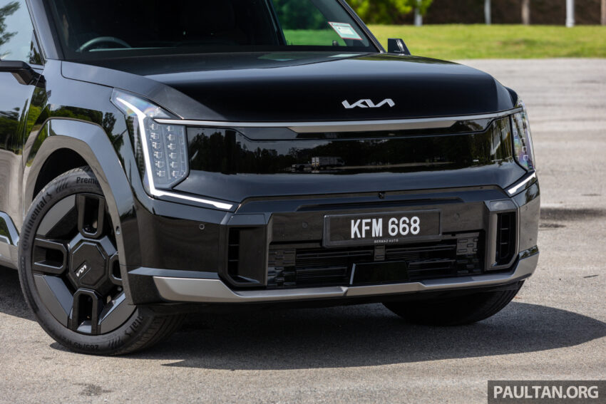 2024 Kia EV9 六人座实拍+简单试驾心得分享: 要价37.5万的纯电动大型豪华SUV, 科技感拉满但有些配备不太实际? 277910