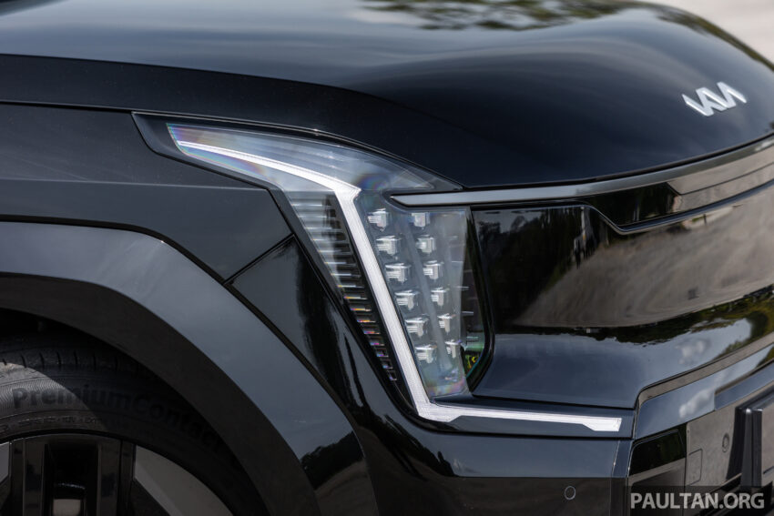 2024 Kia EV9 六人座实拍+简单试驾心得分享: 要价37.5万的纯电动大型豪华SUV, 科技感拉满但有些配备不太实际? 277912