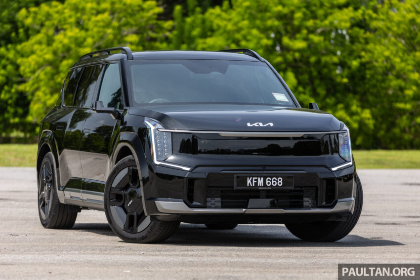 2024 Kia EV9 六人座实拍+简单试驾心得分享: 要价37.5万的纯电动大型豪华SUV, 科技感拉满但有些配备不太实际? 277897