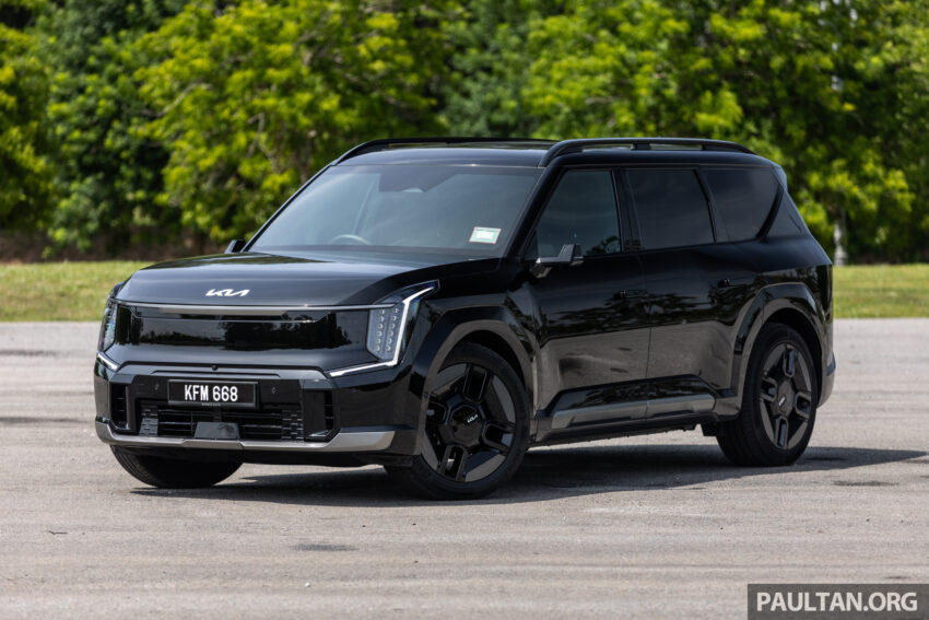 2024 Kia EV9 六人座实拍+简单试驾心得分享: 要价37.5万的纯电动大型豪华SUV, 科技感拉满但有些配备不太实际? 277898