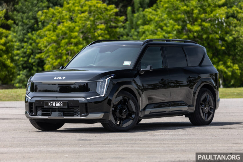 2024 Kia EV9 六人座实拍+简单试驾心得分享: 要价37.5万的纯电动大型豪华SUV, 科技感拉满但有些配备不太实际? 277899