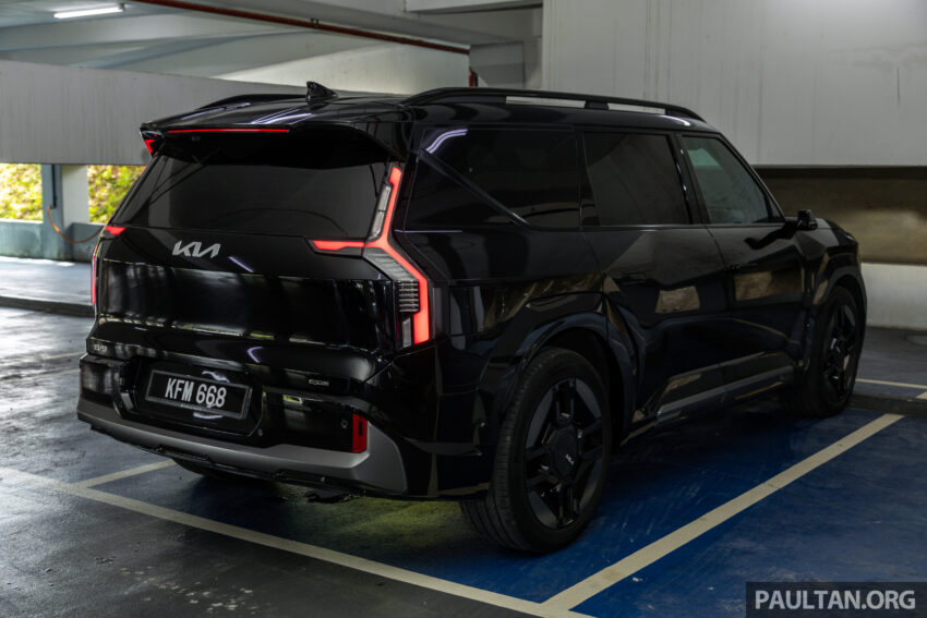2024 Kia EV9 六人座实拍+简单试驾心得分享: 要价37.5万的纯电动大型豪华SUV, 科技感拉满但有些配备不太实际? 277939