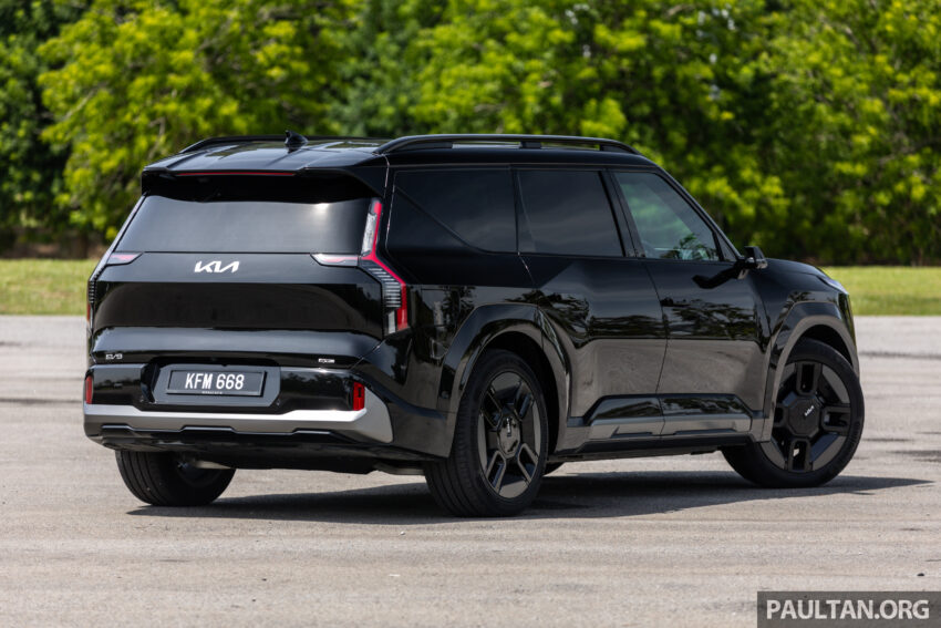 2024 Kia EV9 六人座实拍+简单试驾心得分享: 要价37.5万的纯电动大型豪华SUV, 科技感拉满但有些配备不太实际? 277900