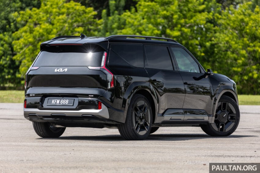 2024 Kia EV9 六人座实拍+简单试驾心得分享: 要价37.5万的纯电动大型豪华SUV, 科技感拉满但有些配备不太实际? 277901