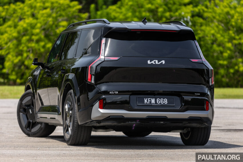 2024 Kia EV9 六人座实拍+简单试驾心得分享: 要价37.5万的纯电动大型豪华SUV, 科技感拉满但有些配备不太实际? 277903
