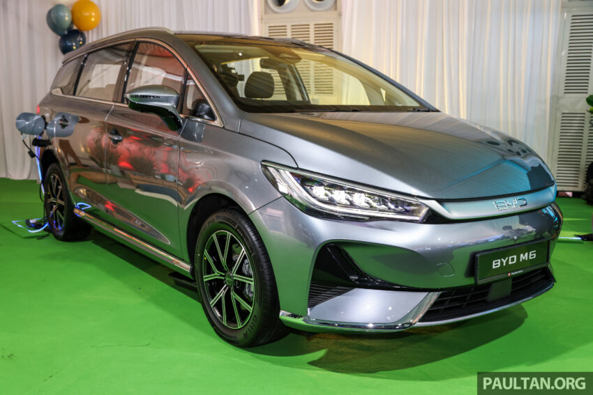 比亚迪 BYD M6 纯电动MPV正式于本地发布！仅提供七人座布局，划分 Standard 和 Extended 版本，售RM109k起 278433