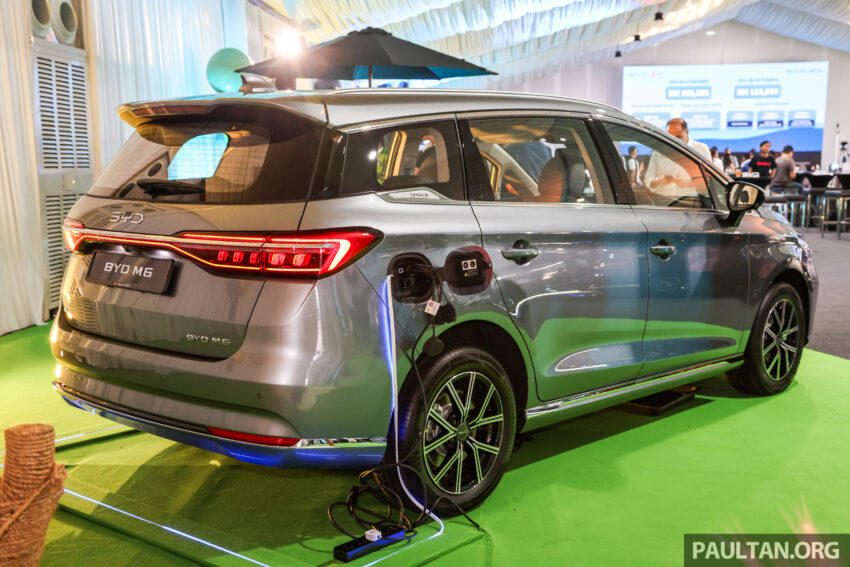 比亚迪 BYD M6 纯电动MPV正式于本地发布！仅提供七人座布局，划分 Standard 和 Extended 版本，售RM109k起 278435