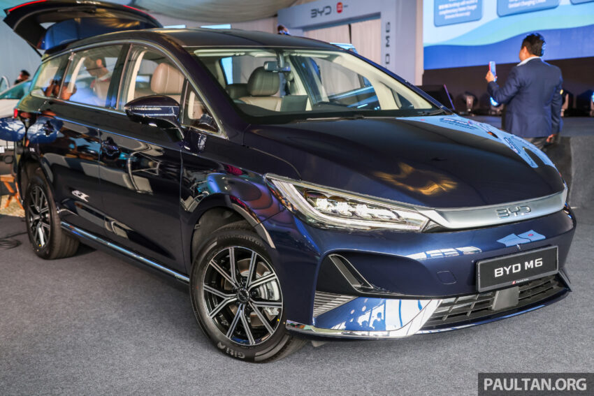 比亚迪 BYD M6 纯电动MPV正式于本地发布！仅提供七人座布局，划分 Standard 和 Extended 版本，售RM109k起 278415