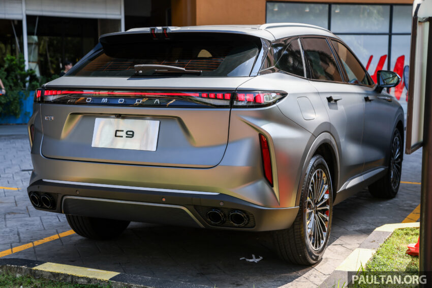 Omoda C9 于1 Utama对外公开亮相, D-Segment五人座SUV, 2.0L涡轮引擎, 可选前驱与四驱, 预估价18.5-19.5万 280401
