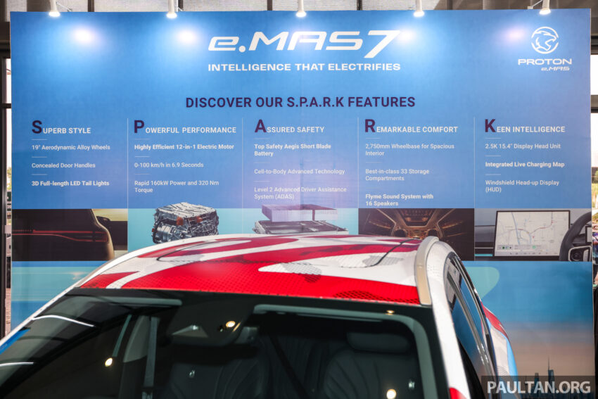Proton eMAS 7 正式开放接单, 有标准与增程版可选, 续航里程达410公里, 6.9秒破百, 预估价12万令吉起, 12月上市 280097