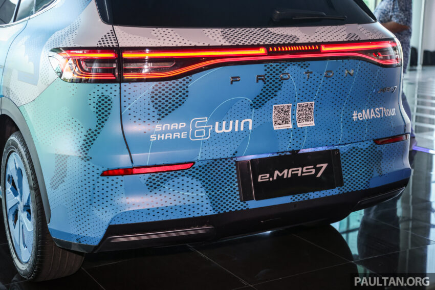 Proton eMAS 7 正式开放接单, 有标准与增程版可选, 续航里程达410公里, 6.9秒破百, 预估价12万令吉起, 12月上市 279985