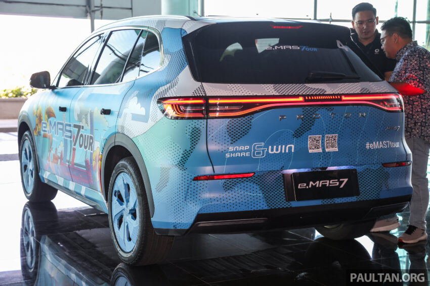 Proton eMAS 7 正式开放接单, 有标准与增程版可选, 续航里程达410公里, 6.9秒破百, 预估价12万令吉起, 12月上市 279969