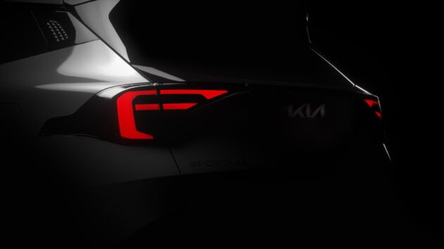 Kia Sportage 小改款获原厂预告, 全新家族脸设计+新尾灯