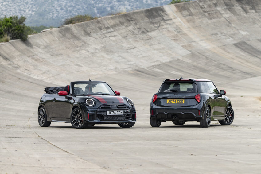 2025 MINI John Cooper Works 大改款首发, 沿用原有底盘与引擎, 改搭双离合器变速箱, 动力小幅提升, 保留敞篷版 279559