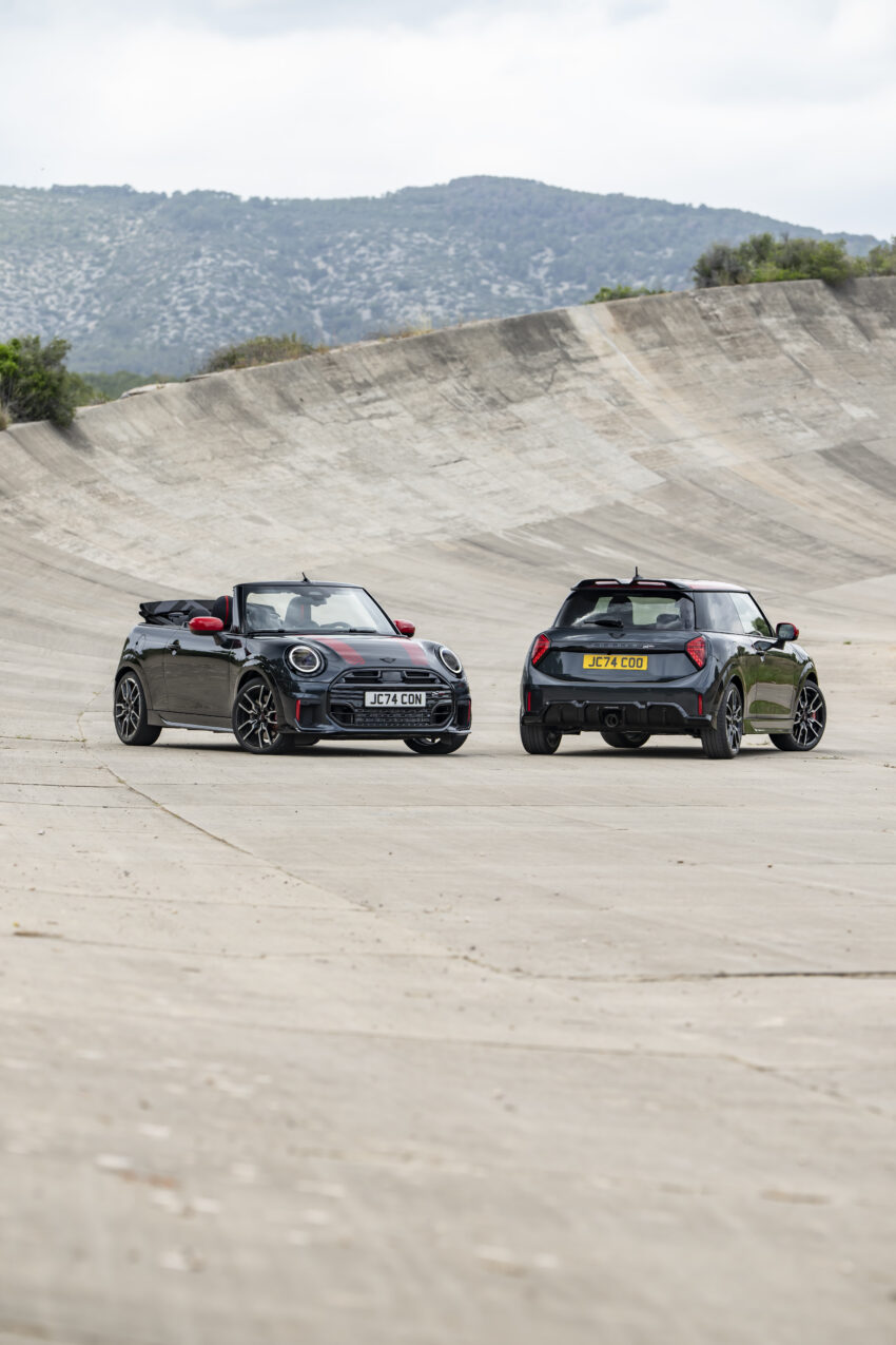 2025 MINI John Cooper Works 大改款首发, 沿用原有底盘与引擎, 改搭双离合器变速箱, 动力小幅提升, 保留敞篷版 279560