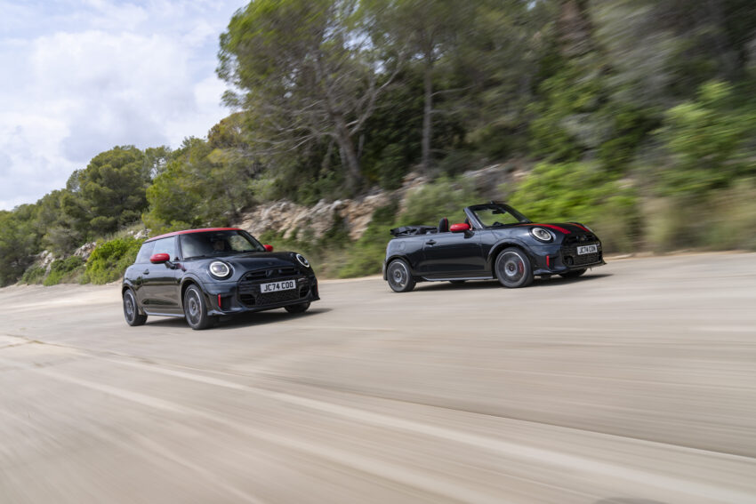 2025 MINI John Cooper Works 大改款首发, 沿用原有底盘与引擎, 改搭双离合器变速箱, 动力小幅提升, 保留敞篷版 279553