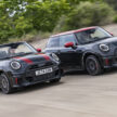 2025 MINI John Cooper Works 大改款首发, 沿用原有底盘与引擎, 改搭双离合器变速箱, 动力小幅提升, 保留敞篷版