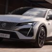 纯电动 Peugeot e-408 全球首发, 电动版的 408, 续航里程可达453公里, 120kW DC快充, 充电10分钟行驶100公里