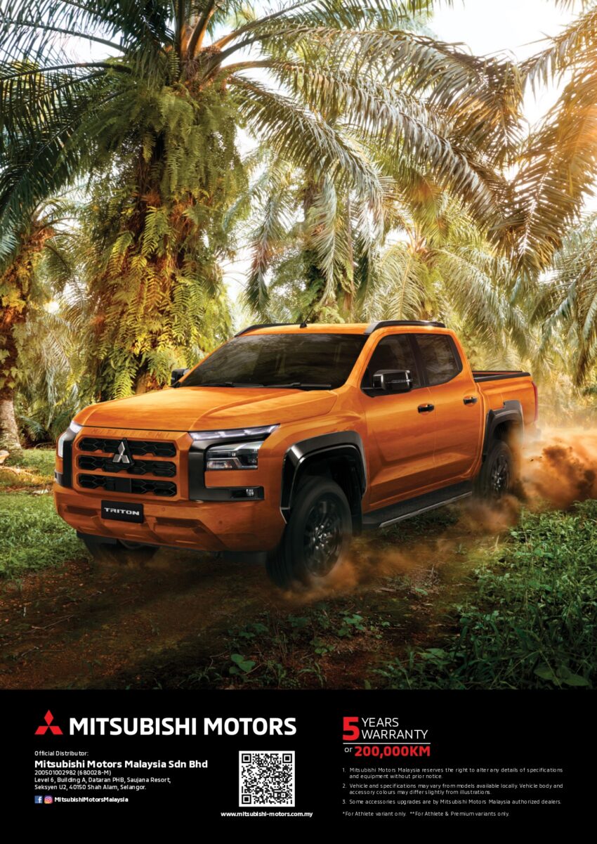 全新第六代 Mitsubishi Triton 正式于本地发布！共划分为五个等级，搭载2.4L新柴油引擎，售价从RM101,980起跳 278573