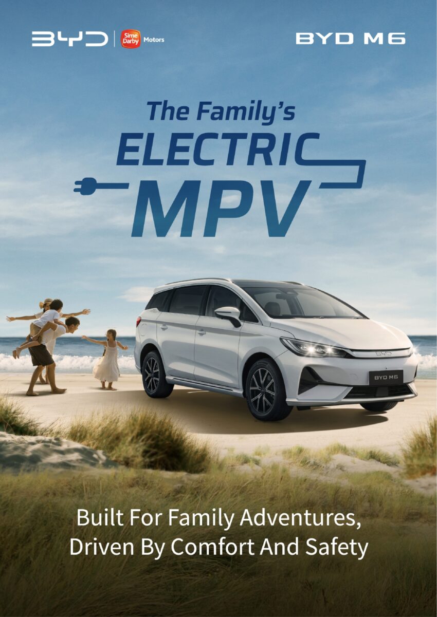 比亚迪 BYD M6 纯电动MPV正式于本地发布！仅提供七人座布局，划分 Standard 和 Extended 版本，售RM109k起 278402