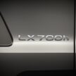 Lexus LX 700h 全球首发, LX 车系里首款Hybrid油电车型, 强调耐用和可靠, 油电系统故障仍可单独依靠汽油引擎行驶