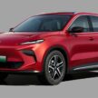 MG ES5 中国首次对媒体亮相, MG ZS EV 的后继车款, 续航里程最长525公里, 8秒破百, 原厂承诺电池终身不会自燃