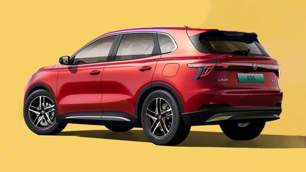 MG ES5 中国首次对媒体亮相, MG ZS EV 的后继车款, 续航里程最长525公里, 8秒破百, 原厂承诺电池终身不会自燃
