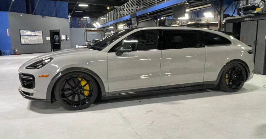有钱人的玩具! Mark Zuckerberg 量身订造加长版 Porsche Cayenne Turbo GT, 两侧加装电动侧滑门, 摇身变成MPV! 276636