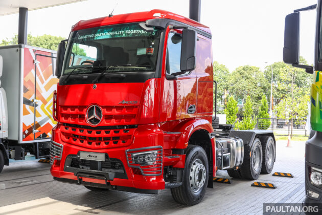 2024 Mercedes-Benz Actros 与 Arocs 登陆大马市场, 搭载 Euro 5 排放标准新引擎, 能使用未来的 B30 生物柴油