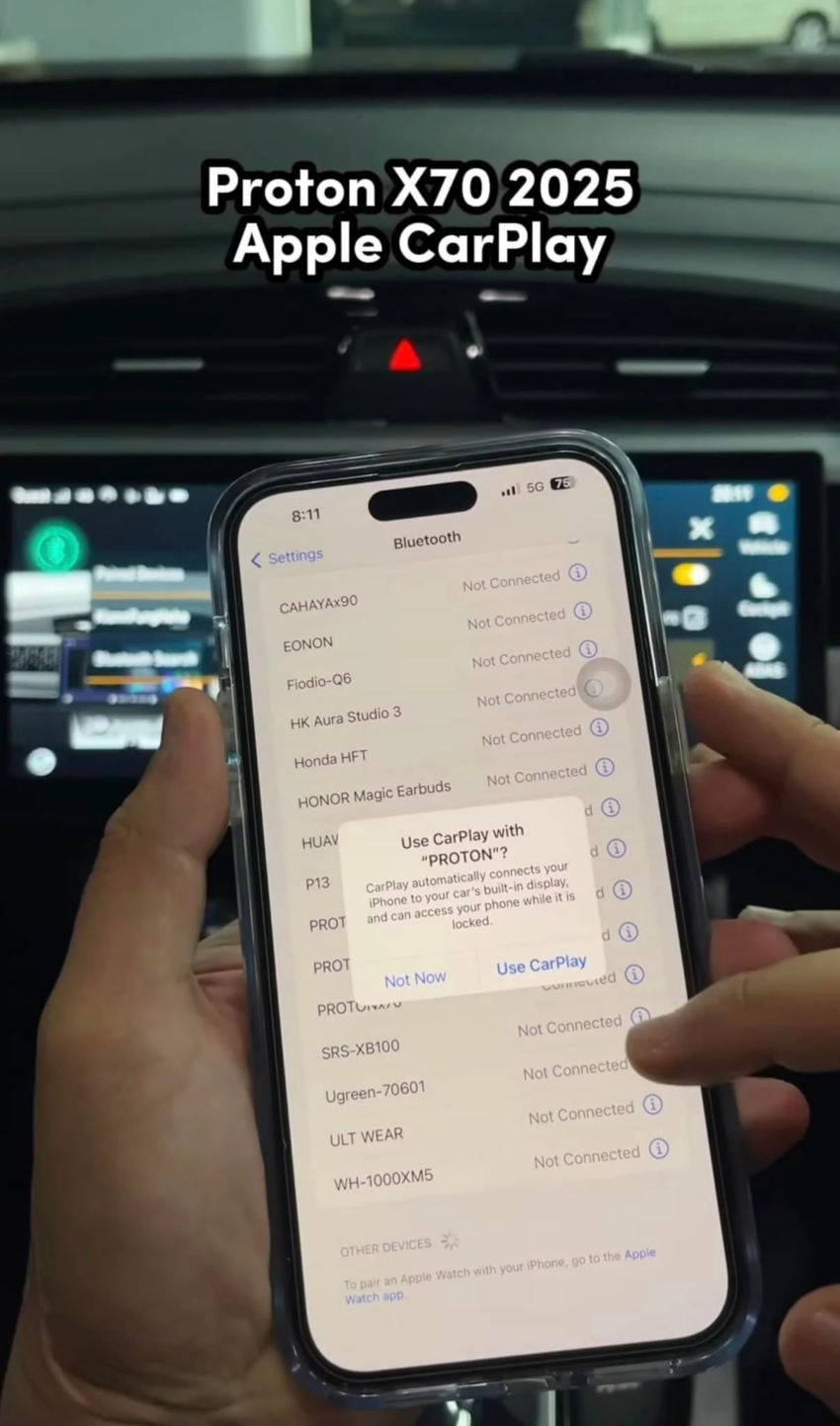 2025 Proton X70 小改款 OTA 更新获无线 Apple CarPlay 276375