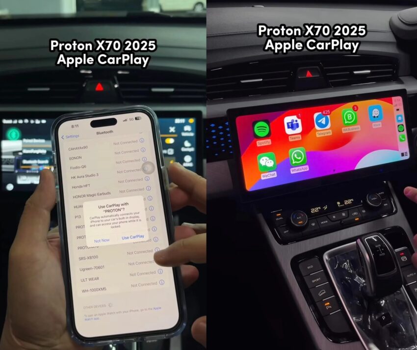 2025 Proton X70 小改款 OTA 更新获无线 Apple CarPlay 276377