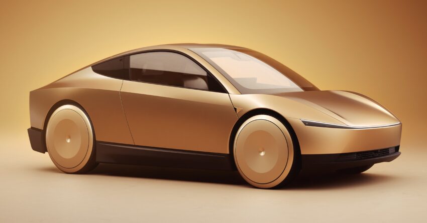 Tesla Robotaxi 与 Robovan 全球首发, 全自动无人驾驶电动车与电动巴士, 2026年开始投入量产, 售价3万美元以下 277587