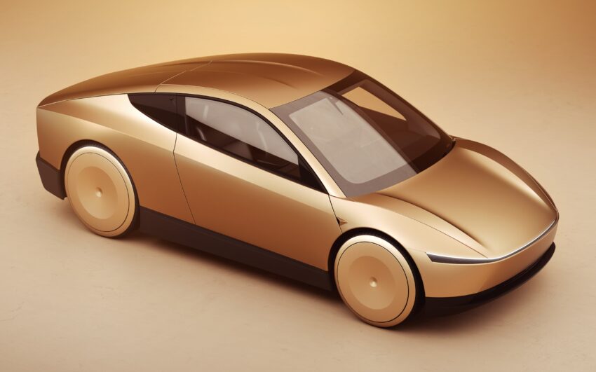 Tesla Robotaxi 与 Robovan 全球首发, 全自动无人驾驶电动车与电动巴士, 2026年开始投入量产, 售价3万美元以下 277588