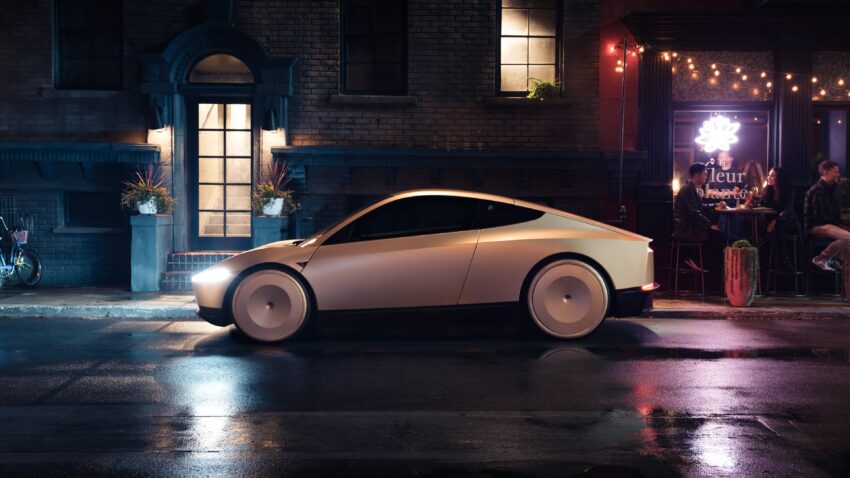 Tesla Robotaxi 与 Robovan 全球首发, 全自动无人驾驶电动车与电动巴士, 2026年开始投入量产, 售价3万美元以下 277580