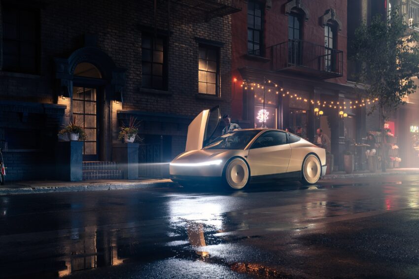 Tesla Robotaxi 与 Robovan 全球首发, 全自动无人驾驶电动车与电动巴士, 2026年开始投入量产, 售价3万美元以下 277582