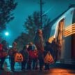 Tesla Robotaxi 与 Robovan 全球首发, 全自动无人驾驶电动车与电动巴士, 2026年开始投入量产, 售价3万美元以下